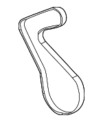 53011324AA - Cooling System: Serpentine Belt for Dodge: Challenger, Charger Image