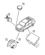 4692034AB - Electrical: Alarm Siren for Mopar Image