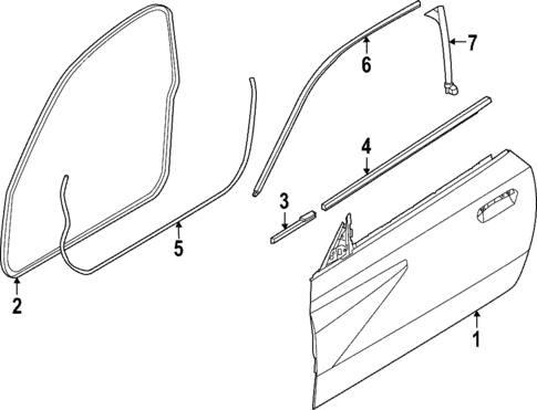 Door & Components for 2024 BMW M2 #0