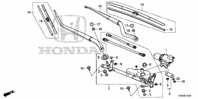 Front Windshield Wiper for 2015 Honda Accord #0