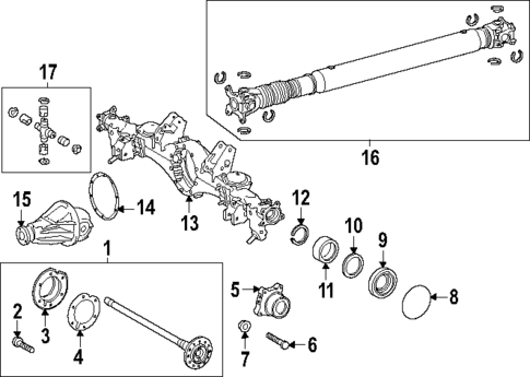 Axle & Differential for 2025 Toyota 4Runner #0