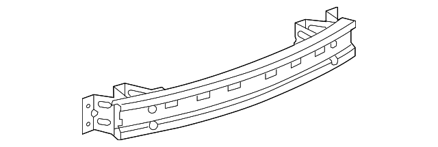 2010-2016 Cadillac SRX Rear Bumper Impact Bar 15925979 | Capital Chevy ...