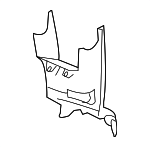 88995527 - Body: Rear Trim Panel for Chevrolet: Impala, Impala Limited Image