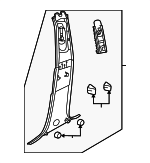 32021855 - Body: Center Pillar Trim for Saab: 9-3, 9-3X Image