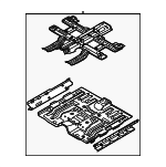 65100Q4000 - Body: Floor Pan Assembly for Kia: Niro EV Image