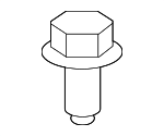 1125A8161 - Electrical: Body Electrical Ground Strap Bolt for Nissan Image