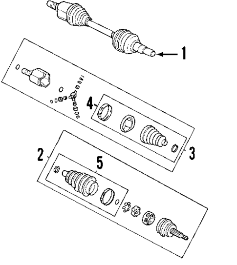 Axle Shafts & Joints for 2008 Saturn Vue #0