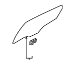 83410F6010 - Body: Door Glass for Kia: Cadenza Image