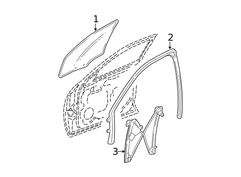 Front Door for 2005 Cadillac CTS #0