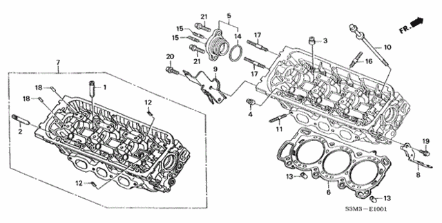 Rear Cylinder Head for 2003 Acura CL #0