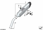 77118405317 - : Sport Muffler for BMW-Motorrad Image