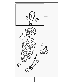 34901ZF70A - : Gear Shift Assembly for Nissan: Quest Image