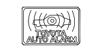7451506010 - Body: Anti-theft Label for Toyota Image