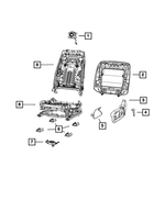 1UZ62DX9AC - Interior Trim: Seat Adjuster Shield for Mopar Image
