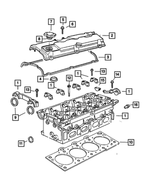 4884292AA - : Cylinder Head Cover Isolator, Mounting for Mopar Image