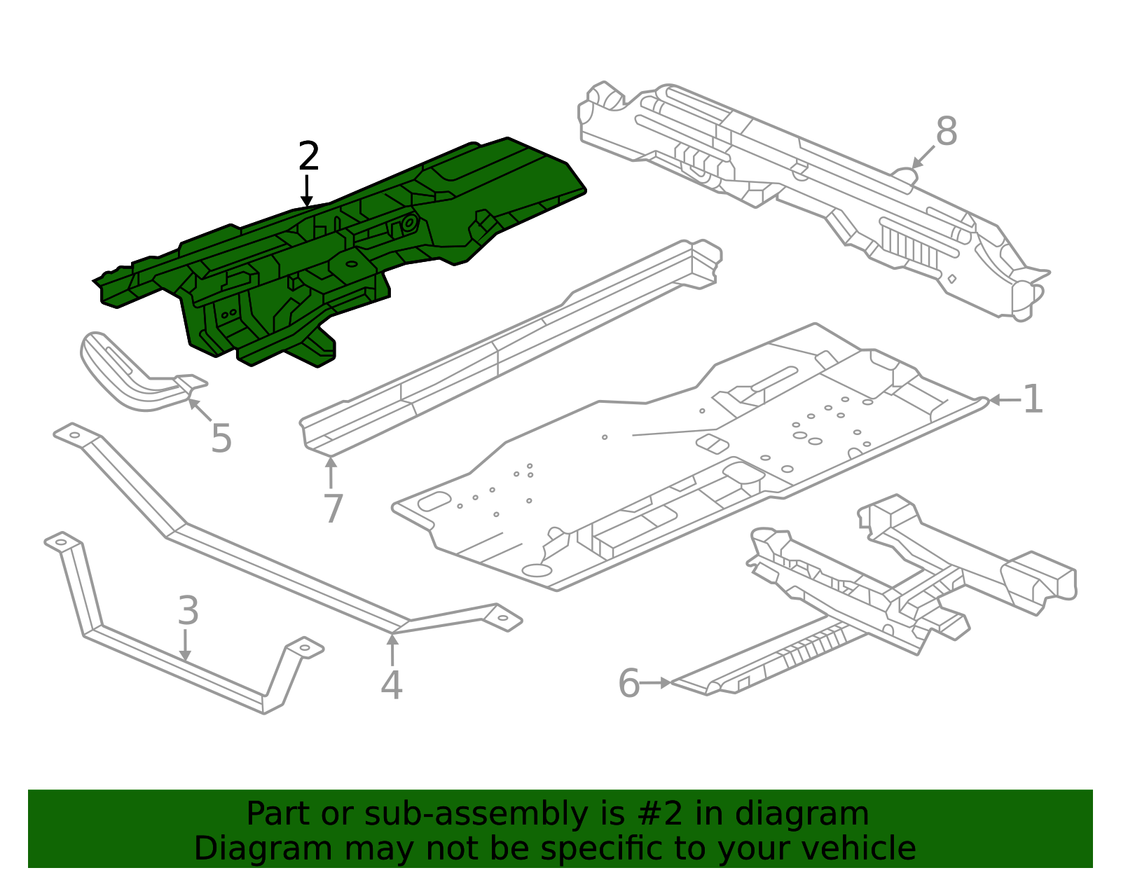2023-2026 Honda HR-V Floor Pan 65120-3W0-305ZZ | OEM Parts Online
