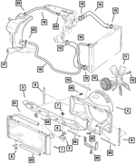 2AMR1193AA - Cooling: Engine Cooling Radiator for Mopar Image