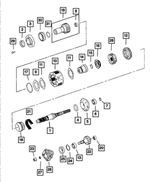 4338936 - Transfer Case Model 233 [DHT]: Transfer Case Oil Pump for Mopar Image