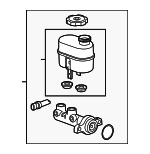 19432752 - Body: Master Cylinder for Cadillac: XLR | Chevrolet: Corvette Image