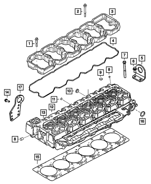Cylinder Head for 2014 Ram 2500 #0