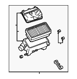 90571339 - Engine: Air Cleaner Assembly for Saturn: L300, LS2, LW2, LW300 Image