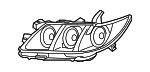 8113033652 - Electrical: Headlight for Toyota Image