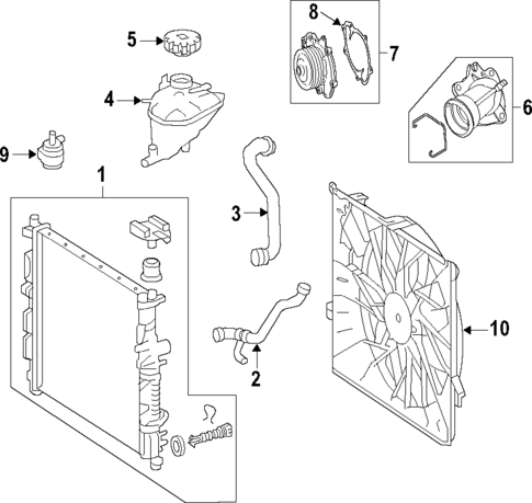 Water Pump for 2010 Mercedes-Benz GL 350 #0