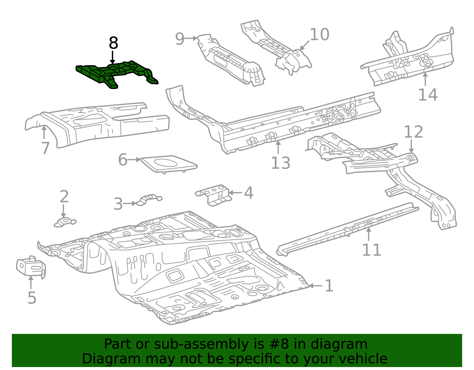 Support Parts Support Plate 58123-60120 | Toyota Parts Center
