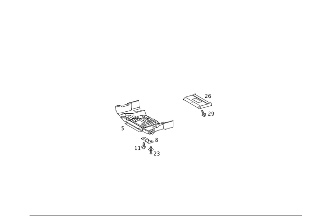 1635200923 - Chassis Sheet Metal: Antinoise Capsule for Mercedes-Benz: ML430, ML55 AMG Image image
