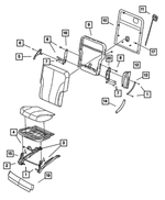 WF66XDVAA - Interior Trim: Seat Cushion Shield for Mopar Image