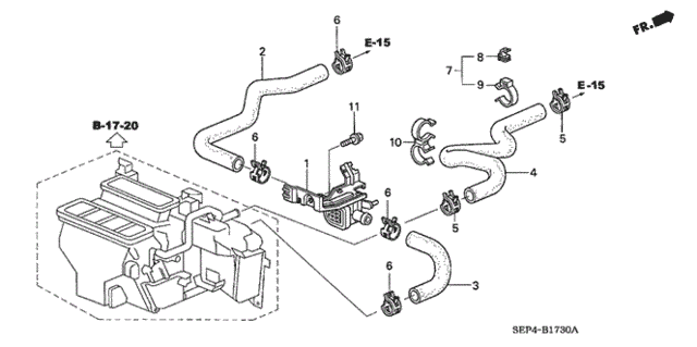 Water Valve for 2005 Acura TL #0