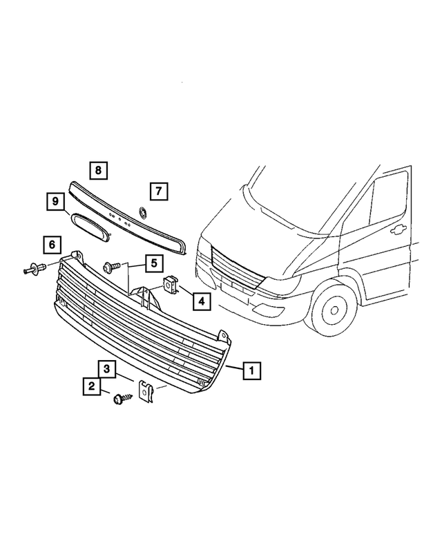 5126253AA - Cooling: Nut for Mopar Image