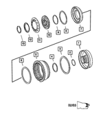 52108185AA - NAG1; W5A380; 5-Speed; Automatic Transmission: O Ring for Mopar Image