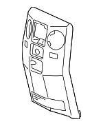 83419SZAA01ZB - : 2009-2015 Honda Pilot - Garnish Rear *NH167L* (Graphite Black) for Honda: Pilot Image