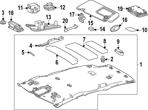 Interior Trim - Roof for 2025 Lexus NX350h #2