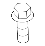 986041 - Body: Pull Pocket Screw for Volvo: C30, S40, S60, S60 Cross Country, V50, XC60 Image