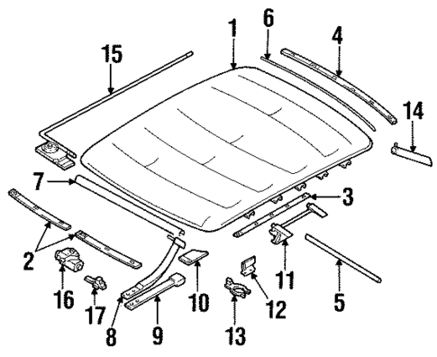Sunroof for 1998 BMW 318ti #1