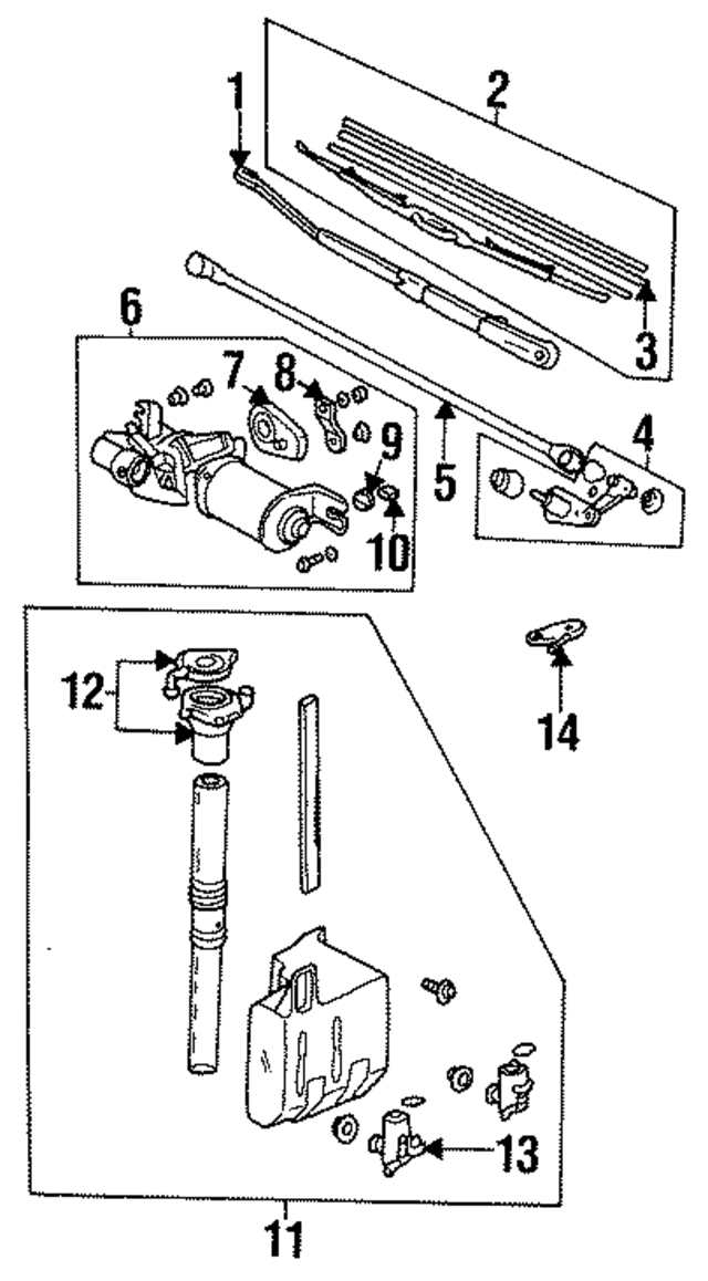 76622SF4305 - : Wiper Blade Refill for Acura Image