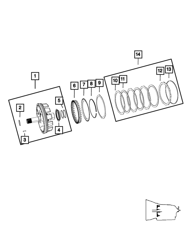 « 52107948AA – NAG1; W5A580; 5-Speed; Automatic Transmission : Circlip pour Mopar Image »