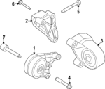 554705MP1A - : Rear Insulator for Nissan: ARIYA Image