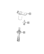 68251802AA - Electrical: Striker Plate for Dodge: Durango | Jeep: Grand Cherokee, Grand Cherokee WK Image