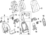 85695029 - : Seat Back Pad for GM Image