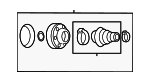 80A598103A - Universals &amp; Rear Axle: Inner Cv Joint for Audi Image