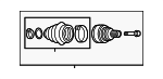 80A598099A - Universals &amp; Rear Axle: Outer Cv Joint for Audi Image