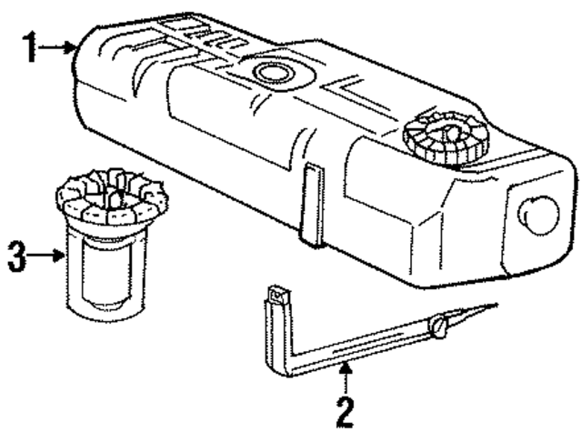 5328653 - : 1990-1994 Saab - Fuel Pump Assembly for Saab Image