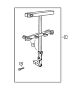 82204455 - Mopar Accessories - Component Parts: Ski - 4 Pair Carrier Kit for Mopar Image