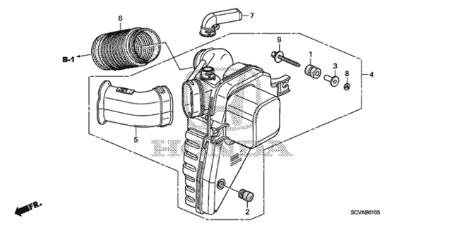 Resonator Chamber for 2008 Honda Element #0