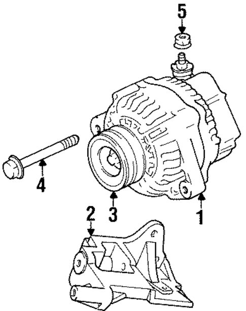 Alternator for 1997 Toyota Land Cruiser #1