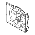 25350A7000 - Cooling System: Fan Shroud for Kia: Forte Koup, Forte5 Image