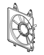 386156VJA01 - : Fan Shroud for Acura Image